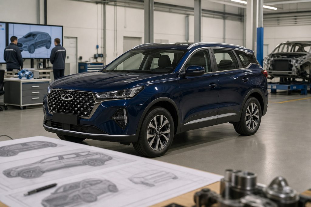 Редакционная иллюстрация к новости «Как Chery и АвтоВАЗ готовили локализацию Tiggo в Санкт-Петербурге»