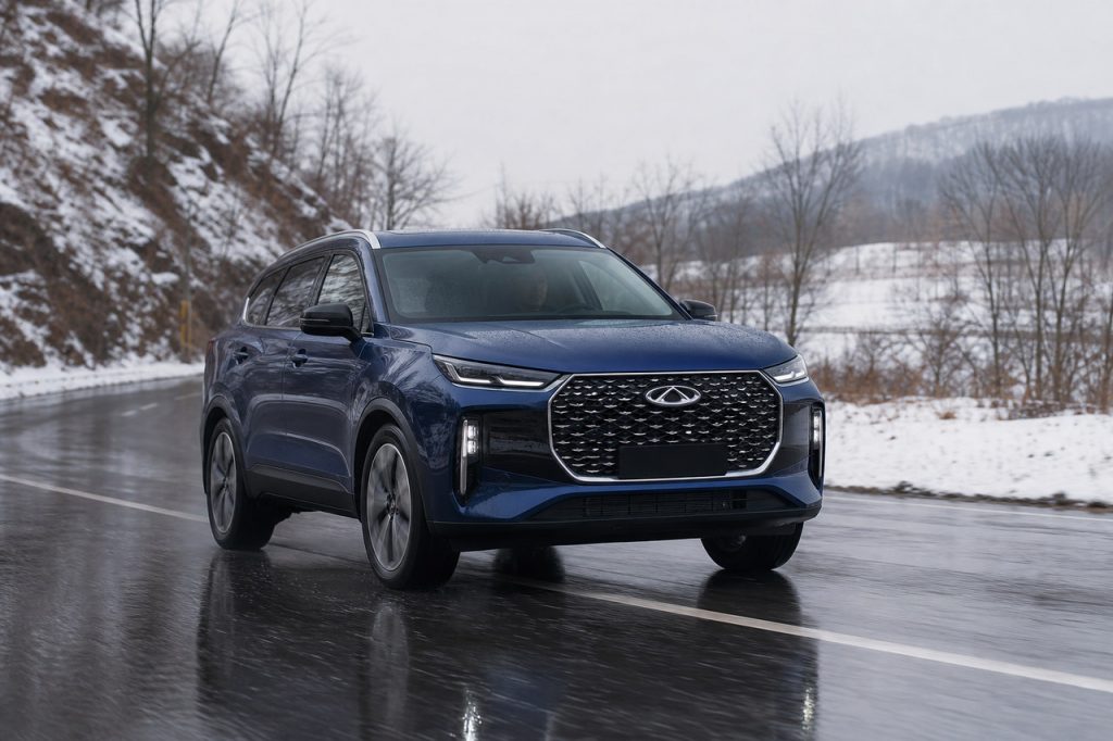 Редакционная иллюстрация к новости «Chery Tiggo 7L вышел с полным приводом и мотором 1.6»