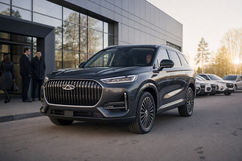 Редакционная иллюстрация к новости «Chery Tiggo 9 вышел на российский рынок по цене от 4,75 млн рублей»