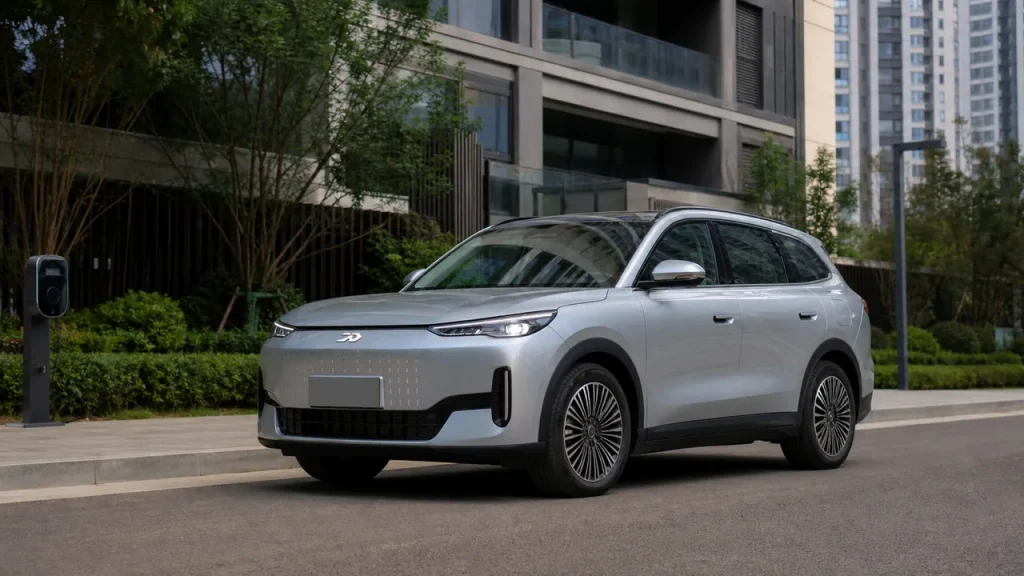Электрический кроссовер Chery Fulwin T7 с запасом хода до 600 км CLTC